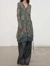 Mutedance 25 Autumn/Winter Loose Casual Pants Series Random Flower Dye Handmade MD-MD25FW108-blue (MD25FW106)